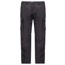 Pantaloni Multitasche Kariban Grigio 42