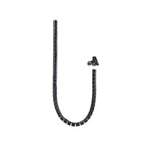 Nanocable - Organizador De Cables Flexible 25 Mm, Negro, 3 M