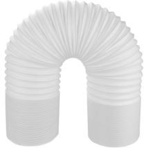 Tubo Di Scarico Aiperq Per Condizionatore Portatile - 150 Mm X 0,5 M (pp Rinforzato, Telaio In Acciaio, Estensibile, Rotazione A Sinistra) - 