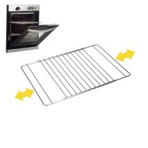 Ausziehbarer Verchromter Ofenrost Von 38,5 Cm Bis 55 X 31,5 Cm