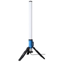 Ledino - Led Lichtsäule Strahlersäule Arbeitsstrahler Alu Gelb Ip69k H 150 Cm