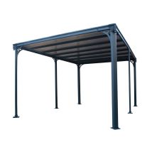 Canopia Aluminium Pavillon Milano 4300 Anthrazit 309x426x226 Cm - Palram