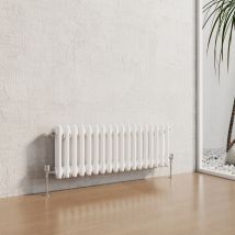 Heilmetz - Traditional Radiator Central Heating Rads Radiator 2 Column Horizontal White 300 × 830mm