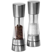 Cole & Mason H59408g Derwent Macina Sale E Pepe, Macina Sale E Pepe, Ceramica Regolabile Macinino, Macinaspezie, Acciaio Inossidabile, Acrilico, 190mm