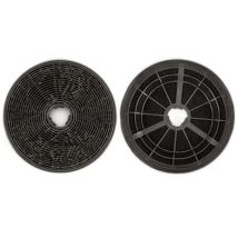 Filtre à charbon actif Exquisit – Filtre pour hotte – Longueur, Forme, Largeur, Quantité par pack, Matières