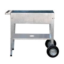 Herstera - Garden Metall Hochbeet Barcelona Silber 85x50x80 Cm