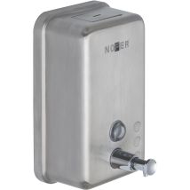 Nofer - Dosificador De Jabón Líquido Vertical Con Depósito Abs 1200 Ml Acabado: Satinado
