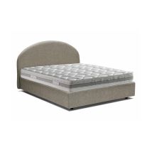 Talamo Italia - Letto Matrimoniale Cora, Letto Contenitore Con Rivestimento In Tessuto, 100% Made In Italy, Apertura Frontale, Con Materasso Cm 