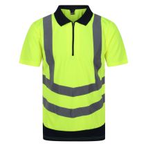 Regatta - 207 60 Wicking Polo Shirt High Viz Hi Vis Yellow Medium Trs189 207 60