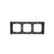 SwitchMan Frame M5 – Telaio per 3 Interruttori Smart – Colore Nero – Compatibile con Sonoff M5-80