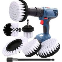 Lablanc – 6 Stück Bohrer-reinigungsbürste, Auto-bohrer-bürste, Bohrer-bürsten-reinigungsbürste, Für Felgen, Fliesen, Teppich, Badewanne, Küche, Wc, 