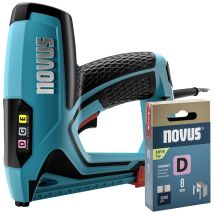 Novus Tools 031-0370 Elektrotacker Klammerntyp Typ 11, Typ 53f Klammernlänge 6 - 14 Mm
