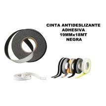 Nastro Adesivo Antiscivolo Nero 19mm X 18m 220/86
