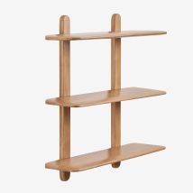 Estantería de pared en madera Veleta – 20 cm x 130 cm x 22,5 cm – Ideal para libros y decoración – Sklum