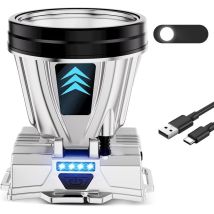 Lampe Frontale Led Rechargeable, Lampe Frontale Led Étanche Ixp5 - Lumière Blanche