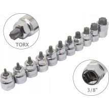 Juego De Llaves Torx Milwaukee Acero De T10 A T60