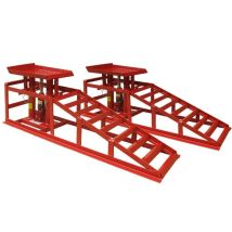 Varan Motors - Necrr-02 Plataformas De Elevaci n Con Gatos Integrados, 4 Toneladas, Lote De 2 Piezas