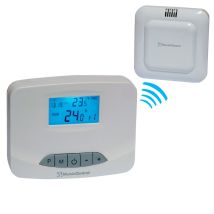 Cronotermostato digital vía radio – Control de temperatura 5 a 35°C – Pantalla retroiluminada – MUNDOCONTROL