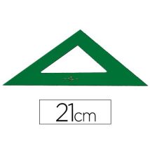 Escuadra Faber 21 Cm Plastico Verde