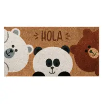 Felpudo Duett Hola 40x70 Cm Antideslizante Lavable