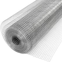 25m X 100cm Volierendraht - Verzinkt 19x19mm - Maschendrahtzaun Kaninchendraht