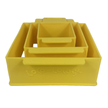 Jeux Piscine - Jouet De Sable - Carré - Jaune De Loco-loco