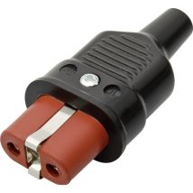 344002 Warmgeräte-steckverbinder 344 Buchse, Gerade Gesamtpolzahl: 2 + Pe 16 A Schwarz, Rot - Kalthoff