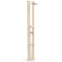 Doccia Da Giardino Miscelatore Nebulizzatore E Lavapiedi Arkema Dada S Fascia Inox Champagne Bronze