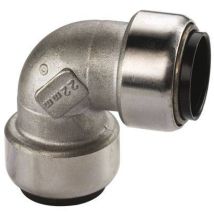 Tectite - Edelstahl Steckfitting Winkel 90° 28 Mm Innen-innen Lösbar Dvgw