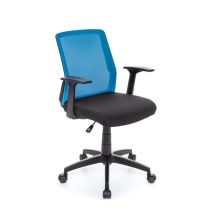 Poltrona Moden – SLRM0224-02 – Sedia operativa blu e nera con braccioli – 55x58xH87 cm – MyOffice