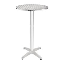 Bolero - U502 Poseur Tavolo, In Acciaio Inox, Diametro: 60 Cm, Colore: Argento