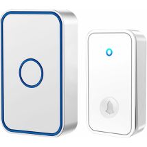 Wireless Plug-in Chime - Cordless No Battery Required, 60 Melodies 5-level Volume, Led Flash, Chime Kit With 150 Meters, Led Flash