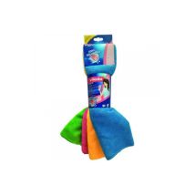 Panno in Microfibra DARMAN – Confezione da 4 panni – 100% microfibra – 36 x 38 cm – Pulizia di tutte le superfici