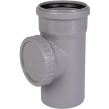 Tee Con Ispezione D.110 – Sistema di scarico Valsir PP – Tubi e raccordi leggeri per impianti di scarico – Accessori per fumista