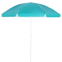 Kingsleeve 180cm / 200cm Parasol Uv50+ Garden Parasol Uv Umbrella, Height Adjustable 1.8/2m Beach Umbrella With Tilt Function, Carry Bag & Ground 