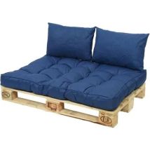Jardideco Loungekissen-set Für Paletten Blau