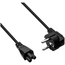 Cavo Di Alimentazione Per Notebook Akyga Ak-nb-01a Quadrifoglio Cca Cee 7/7 / Iec C5 1,5 M