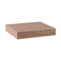 Étagère Murale, Étagère Alvéolée, Étagère En Bois, Étagère Murale, Noyer Canaletto, 25 X 25 X 3,8 Cm - Minerva