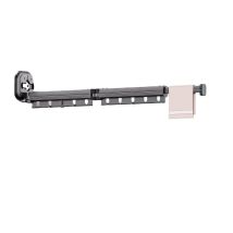 Kitchen Move – Wandwäschetrockner 92 cm – Aluminium, klappbar, 10 Haken – platzsparend, modern, schwarz