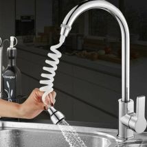 Extensor De Grifo, Rociador Extraíble Para Grifo De Fregadero, Grifo De Cocina Doméstico Extendido, Grifo Portátil Extraíble Con Espuma, Cabezal Para 