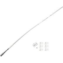 Hautau - Flexibles Gestänge 400 Mm, Weiß, 1 Stück Zubehör Beschläge Für Fensterbeschläge Schiebefenster Schiebetürbeschlag