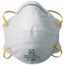 Dulary Staub-Aerosolmaske FFP1 3 Stück Polyester Polypropylen Weiß