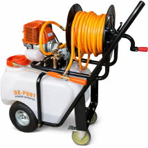 Varan Motors - Vr-p60t Pompa Irroratrice A Benzina 31cc 4 Tempi Con Serbatoio 50l E Tubo 30 M 25 Bar Alta Pressione Professionale