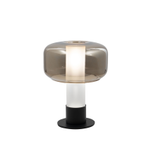 Lampe De Table Flick Gold, Structure En Métal Et Verre Borosilicate, Variateur Tactile, Douille E14 15 W, Indice De Protection Ip20 - Flick