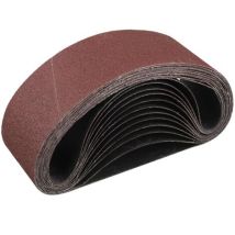 Bunthaus Schleifband 75 X 533 Mm, 10-teiliges Schleifband-set Mit Körnung 80