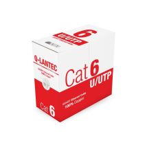 Q-lantec Cat6 Utp-netzwerkkabel 305 M – Hellgrau