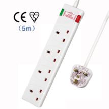 4 Gang Surge-protected Extension Lead 5m, 13a