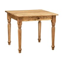 Biscottini - Tavolo Quadrato Legno Massello 90x90 Cm Tavolo Da Cucina E Sala Da Pranzo Tavolo Legno Esterno E Interno