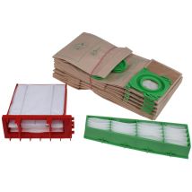6198er Caja Con 10 Bolsas Filtrantes De 3 Capas, 1 Filtro De Grado Hospitalario Y 1 Microfiltro Para Airbelt C2/ C2.1/ C3/ C3.1 - Sebo