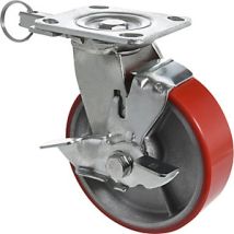 Wagner-system - Schwerlast-lenk-/bockrolle 3 In 1 Tragkraft 400 Kg Rad-ø X